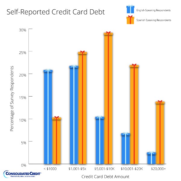 Self-Reported Credit Card Debt Levels