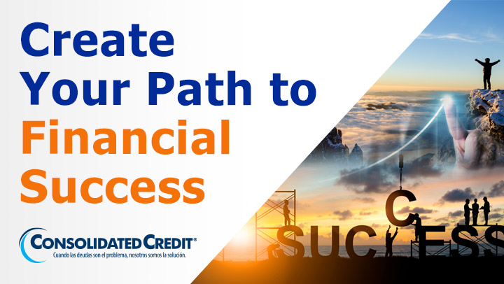 Create Your Path to Financial Success Consolidated Credit Poster
